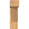 Ekena Millwork Traditional Block Smooth Bracket w/ Offset Brace, Western Red Cedar, 7 1/2"W x 26"D x 26"H BKT0806X26X26TRA05SWR - alternate 2